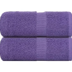 vidaXL Washandjes FROGN 2 st 30x30 cm 360 g/m² paars