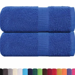 vidaXL Washandjes FROGN 2 st 30x30 cm 360 g/m² goud
