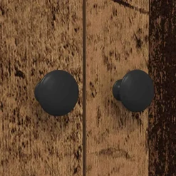 vidaXL Wasmachinekast Oud hout 68 x 48,5 x 194 cm Bewerkt hout