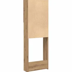 vidaXL Wasmachinekast 64x25,5x190 cm artisanaal eikenkleur
