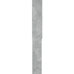vidaXL Wasmachinekast 64x25,5x190 cm betongrijs