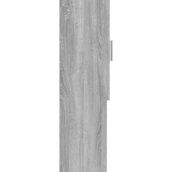 vidaXL Wasmachinekast 70,5x25,5x90 cm grijs sonoma eikenkleurig