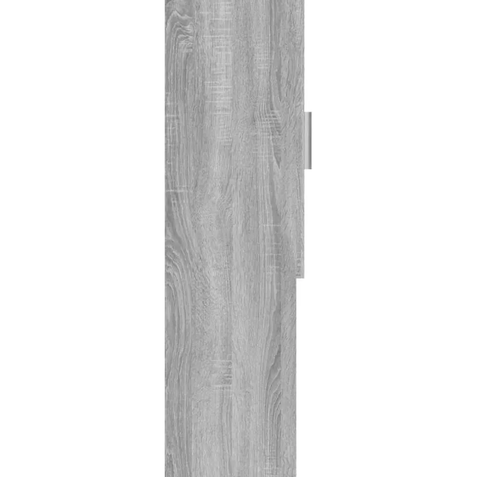vidaXL Wasmachinekast 70,5x25,5x90 cm grijs sonoma eikenkleurig