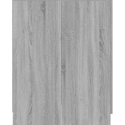 vidaXL Wasmachinekast 71x71,5x91,5 cm grijs sonoma eikenkleurig