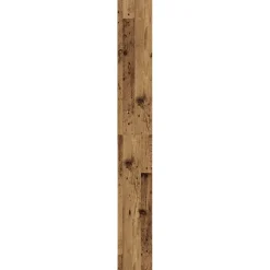 vidaXL Wasmachinekast 64x24x190 cm oud houtkleurig