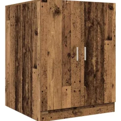 vidaXL Wasmachinekast 70,5x71,5x91,5 cm oud houtkleurig