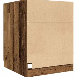 vidaXL Wasmachinekast 70,5x71,5x91,5 cm oud houtkleurig