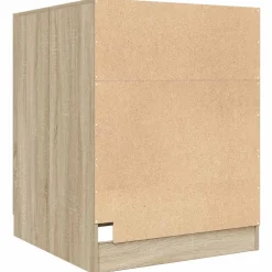 vidaXL Wasmachinekast 70,5x71,5x91,5 cm sonoma eikenkleurig