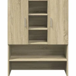 vidaXL Wasmachinekast 70,5x24x90 cm sonoma eikenkleurig