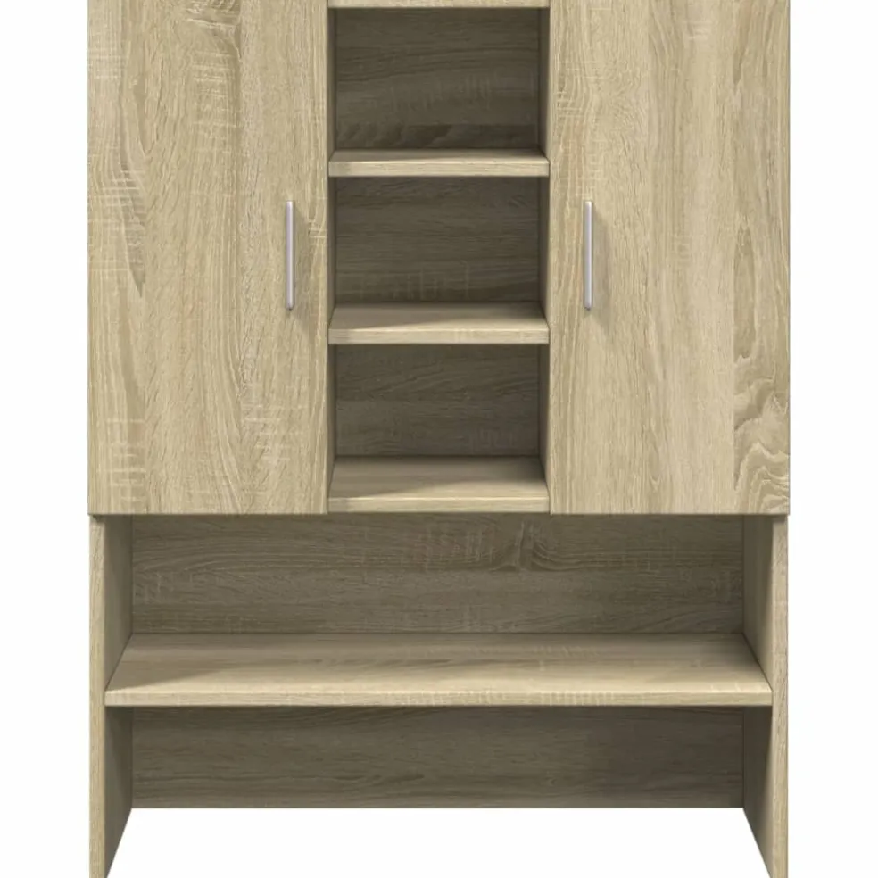vidaXL Wasmachinekast 70,5x24x90 cm sonoma eikenkleurig