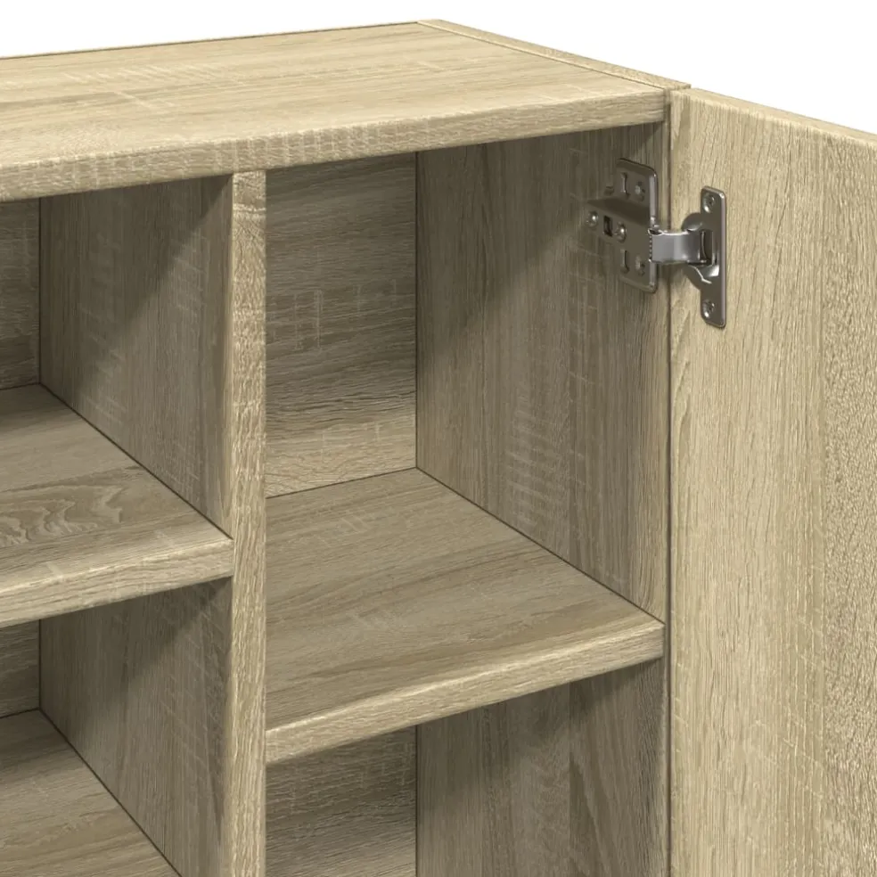 vidaXL Wasmachinekast 70,5x24x90 cm sonoma eikenkleurig