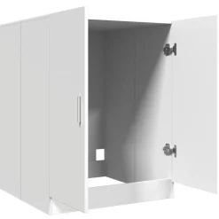 vidaXL Wasmachinekast 71x71,5x91,5 cm wit
