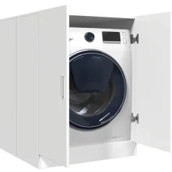 vidaXL Wasmachinekast 71x71,5x91,5 cm wit