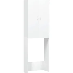 vidaXL Wasmachinekast 64x25,5x190 cm wit