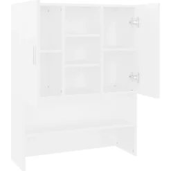 vidaXL Wasmachinekast 70,5x25,5x90 cm wit
