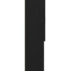 vidaXL Wasmachinekast 70,5x25,5x90 cm zwart eikenkleurig