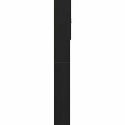 vidaXL Wasmachinekast 64x25,5x190 cm zwart eikenkleur