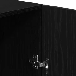 vidaXL Wasmachinekast Zwart Eiken 70,5 x 71,5 x 91,5 cm Bewerkt hout