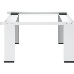 vidaXL Wasmachine pedestals Wit Staal