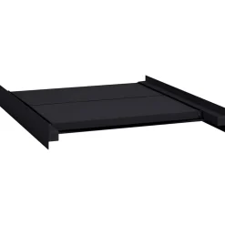 vidaXL Wasmachine Tussenplank Zwart 60 x 60 x 8 cm Staal