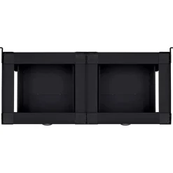 vidaXL Wasmachineverhoger 2 st Zwart 127 x 54,5 x 32,5 cm Staal
