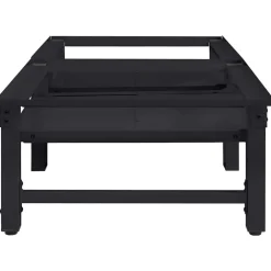 vidaXL Wasmachineverhoger 2 st Zwart 124,5 x 61,5 x 32,5 cm Staal