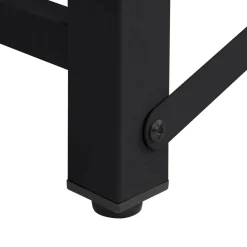 vidaXL Wasmachineverhoger Zwart 62 x 60,5 x 32,5 cm Staal