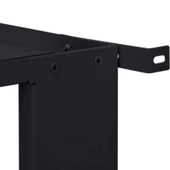 vidaXL Wasmachineverhoger Zwart 64 x 55 x 32,5 cm Staal