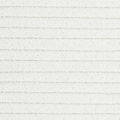 vidaXL Wasmand Ø 55x36 cm katoen grijs en wit