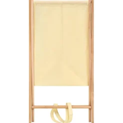 vidaXL Wasmand 42x41x64 cm cederhout en stof beige