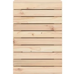 vidaXL Wasmand 44x44x66 cm massief grenenhout