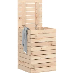 vidaXL Wasmand 44x44x66 cm massief grenenhout