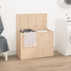 vidaXL Wasmand 88,5x44x66 cm massief grenenhout