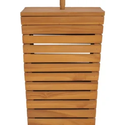 vidaXL Wasmand 30x30x45 cm massief teakhout