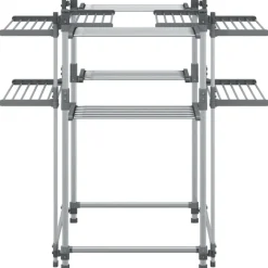 vidaXL Wasrek 107x107x120 cm aluminium