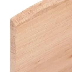vidaXL Wastafelblad 40x30x2 behandeld massief hout lichtbruin