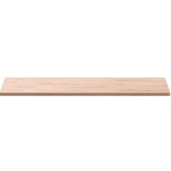 vidaXL Wastafelblad 80x40x1,5 cm massief beukenhout