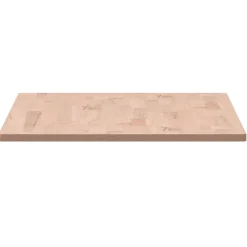 vidaXL Wastafelblad 80x40x1,5 cm massief beukenhout