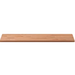 vidaXL Wastafelblad 80x40x1,5 cm massief beukenhout