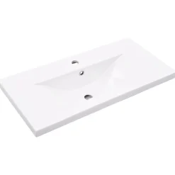 vidaXL Wastafelkast met ingebouwde wasbak artisanaal eikenkleurig