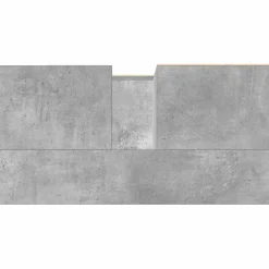 vidaXL wastafelkast 65x33x60 cm bewerkt hout betongrijs