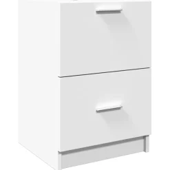 vidaXL Wastafelkast 40x37x59 cm bewerkt hout wit