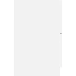 vidaXL Wastafelkast 40x37x59 cm bewerkt hout wit