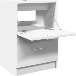 vidaXL Wastafelkast 40x37x59 cm bewerkt hout wit