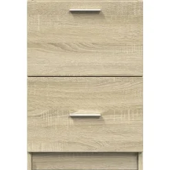 vidaXL Wastafelkast 40x37x59 cm bewerkt hout sonoma eikenkleurig