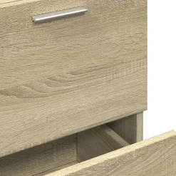 vidaXL Wastafelkast 40x37x59 cm bewerkt hout sonoma eikenkleurig