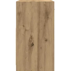 vidaXL Wastafelkast 60x33x60 cm bewerkt hout artisanaal eikenkleurig
