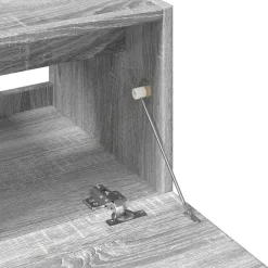 vidaXL Wastafelkast 40x37x59 cm bewerkt hout grijs sonoma eikenkleurig