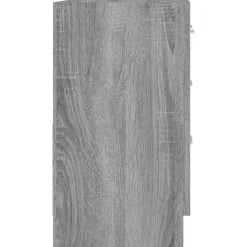 vidaXL Wastafelkast 63x30x54 cm bewerkt hout grijs sonoma eikenkleurig