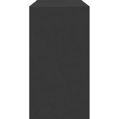 vidaXL Wastafelkast 90x29x55 cm bewerkt hout zwart